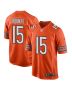 Rome Odunze 15 Chicago Bears Alternate 2024 NFL Draft First Round Pick Player Game Men Jersey – Orange