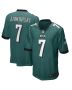 Ron Jaworski 7 Philadelphia Eagles Men Game Retired Jersey – Midnight Green