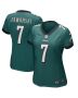 Ron Jaworski 7 Philadelphia Eagles Women Game Retired Jersey – Midnight Green