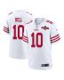 Ronnie Bell 10 San Francisco 49ers NFC Champions Patch Game Men Jersey – White