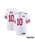 Ronnie Bell 10 San Francisco 49ers Super Bowl LVIII Patch Game YOUTH Jersey – White