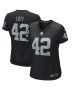 Ronnie Lott 42 Las Vegas Raiders Women Game Retired Jersey – Black
