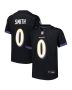 Roquan Smith 0 Baltimore Ravens Alternate Player Game YOUTH Jersey – Black
