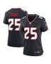 Russ Yeast 25 Houston Texans Women’s Team Game Jersey – Navy