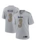 Russell Wilson 3 Pittsburgh Steelers Atmosphere Fashion Game Men Jersey – Silver