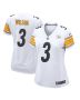 Russell Wilson 3 Pittsburgh Steelers Game Women Jersey – White
