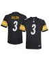 Russell Wilson 3 Pittsburgh Steelers Game YOUTH Jersey – Black