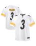 Russell Wilson 3 Pittsburgh Steelers Game YOUTH Jersey – White
