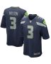 Russell Wilson 3 Seattle Seahawks Men Game Jersey – College Navy