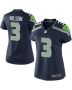 Russell Wilson 3 Seattle Seahawks Women Game Jersey – College Navy