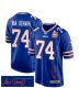 Ryan Van Demark 74 Buffalo Bills Super Bowl LIX Champions Patch ‘New Orleans – Where Passion Ignites’ EMBROIDERED Game Men Jersey – Royal