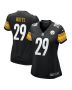 Ryan Watts 29 Pittsburgh Steelers Women’s Game Jersey – Black