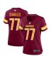 Saahdiq Charles 77 Washington Commanders Women Game Jersey – Burgundy