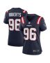 Sam Roberts 96 New England Patriots Women Game Jersey – Navy