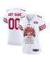 San Francisco 49ers Super Bowl LVIII Thanks For Memories Game Custom Women Jersey – White