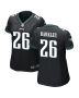 Saquon Barkley 26 Philadelphia Eagles Alternate Game Women Jersey – Black