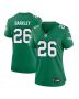 Saquon Barkley 26 Philadelphia Eagles Alternate Game Women Jersey – Kelly Green