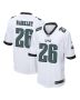 Saquon Barkley 26 Philadelphia Eagles Game Men Jersey – White