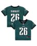 Saquon Barkley 26 Philadelphia Eagles Game YOUTH Jersey – Midnight Green