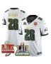 Saquon Barkley 26 Philadelphia Eagles LII-LIX Super Bowl Champions Vapor Limited Gold Jersey – White