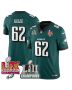 Saquon Barkley 26 Philadelphia Eagles LII-LIX Super Bowl Champions Vapor Limited Jersey – Midnight Green