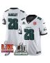 Saquon Barkley 26 Philadelphia Eagles LII-LIX Super Bowl Champions Vapor Limited Jersey – White