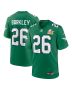 Saquon Barkley 26 Philadelphia Eagles Super Bowl LIX 2nd Alternate Game Jersey – Kelly Green