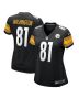 Scotty Washington 81 Pittsburgh Steelers Women’s Game Jersey – Black