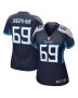 Sebastian Joseph-Day 69 Tennessee Titans Women’s Game Jersey – Navy