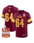 Sheldon Day 64 Washington Commanders Super Bowl LIX Champions Patch Game Men Jersey – Burgundy