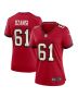 Silas Dzansi 61 Tampa Bay Buccaneers Women’s Game Jersey – Red