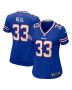 Siran Neal 33 Buffalo Bills Women Game Jersey – Royal