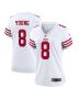 Steve Young 8 San Francisco 49ers Women Retired Game Jersey – White