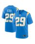Tarheeb Still 29 Los Angeles Chargers Team Game Men Jersey – Powder Blue
