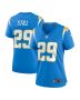 Tarheeb Still 29 Los Angeles Chargers Women’s Game Jersey – Powder Blue