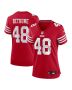 Tatum Bethune 48 San Francisco 49ers Women’s Game Jersey – Scarlet