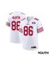 Tay Martin 86 San Francisco 49ers Super Bowl LVIII Patch Game YOUTH Jersey – White