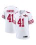 Tayler Hawkins 41 San Francisco 49ers NFC Champions Patch Game Men Jersey – White