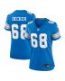 Taylor Decker 68 Detroit Lions Women’s Team Game Jersey – Blue