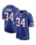 Thurman Thomas 34 Buffalo Bills Men Game Retired Jersey – Royal