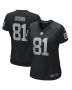Tim Brown 81 Las Vegas Raiders Women Game Retired Jersey – Black