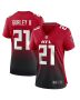Todd Gurley II 21 Atlanta Falcons Women 2nd Alternate Game Jersey – Red