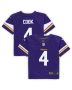 Toddler Minnesota Vikings Dalvin Cook Purple Game Jersey