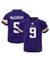 Toddler Minnesota Vikings J.J. McCarthy Purple Game Jersey