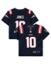 Toddler New England Patriots Mac Jones Navy Game Jersey