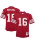 Toddler San Francisco 49ers Joe Montana Mitchell & Ness Scarlet 1990 Retired Legacy Jersey