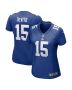 Tommy DeVito 15 New York Giants Women Game Jersey – Royal