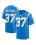 Tony Jefferson 37 Los Angeles Chargers Team Game Men Jersey – Powder Blue