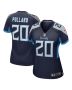 Tony Pollard 20 Tennessee Titans Game Women Jersey – Navy