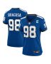 Tony Siragusa 98 Indianapolis Colts Women’s Indiana Nights Alternate Game Jersey – Royal
